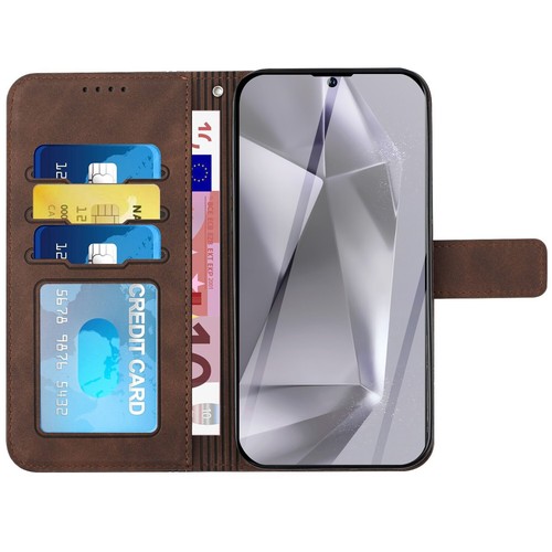 For Samsung Galaxy S24 Ultra /S24 Leather Wallet Card Stand Magnetic Case Cover - Picture 19 of 22