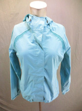MERRELL OPTI-SHELL Size S Womens Blue FullZip StandCollar Windbreaker Jacket 389
