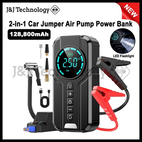 Jump Starter with Air Compressor, Portable 1000A Car Battery Jumper Starter 12V - Bild 1 von 9