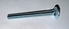 (100) 1/4-20 x 3" Carriage Bolts 307A Grade A Zinc Plated "Coach Screws"