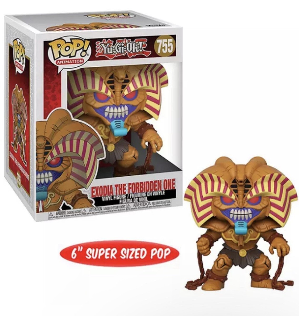 Funko Pop! Exodia The Forbidden 6” Yugioh In Hand | eBay
