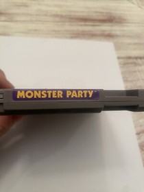 Monster Party NES (Nintendo NES, 1989) AUTHENTIC! Tested & Working!