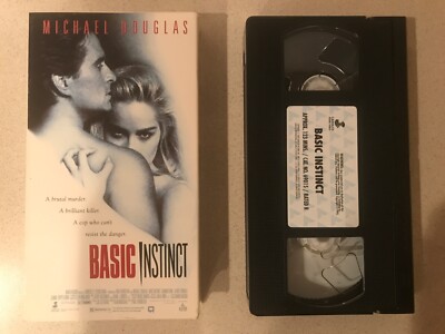 Basic Instinct (VHS, 1992) Michael Douglas, Sharon Stone