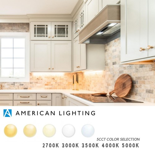 American Lighting UCR-5CCT-24-WH - 24 Inch LED Courant Undercabinet Light wit... - Picture 3 of 9