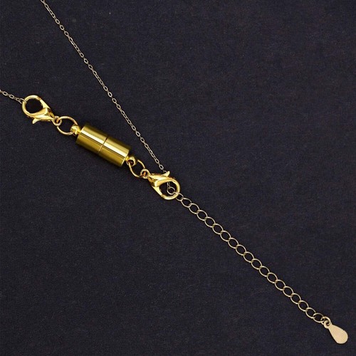 Strong Magnetic Necklace Bracelet Jewelry Hook Extender Lobster Claw Lock Clasp - Picture 11 of 13