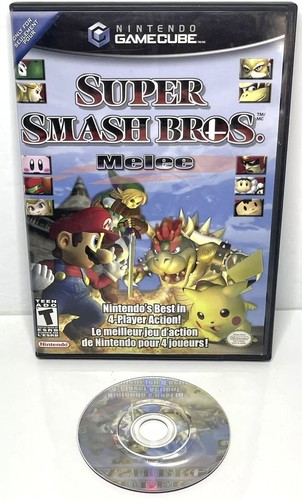 Super Smash Bros Melee (Nintendo GameCube, 2001, Ntsc, CIB, NGC) Cad - Picture 11 of 12