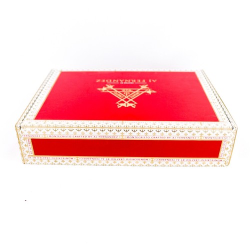 Caja de cigarros de madera vacía Montecristo AJ Fernández Toro 8,5" x 6,5" x 1,75" - Imagen 7 de 12