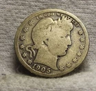 1905O barber quarter