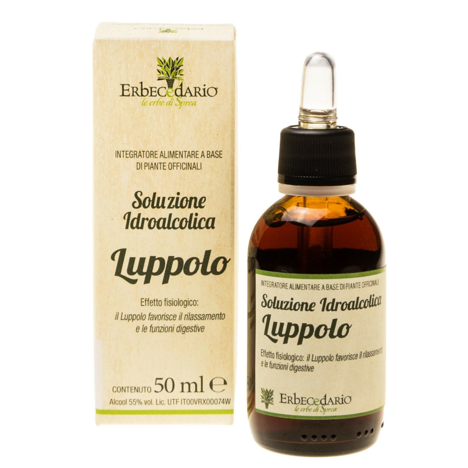 Soluzione Idroalcolica Luppolo Erbecedario, Favorisce il Rilassamento