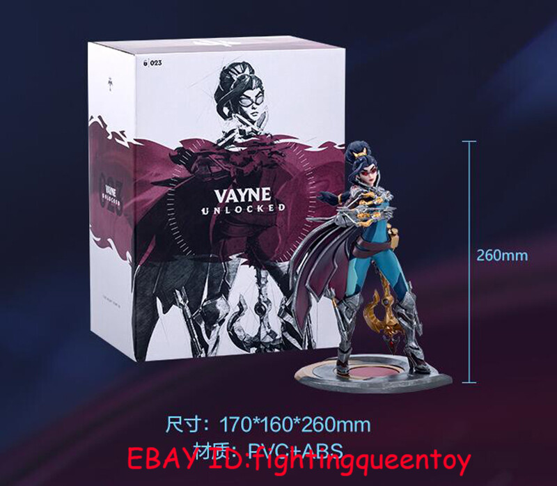 レスターシティリーグウィナーフィギュア League of Legends The Night Hunter Vayne 10.2'' High Statue Model