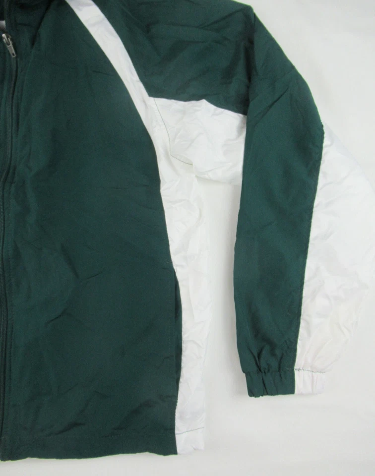 Chaqueta cortavientos para mujer Sport-Tek By Port Authority verde talla M Foto 3 de 4