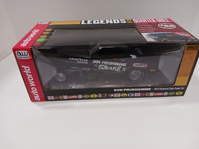 Auto World Legends Don Prudhomme Snake III (Black Car) 1/18