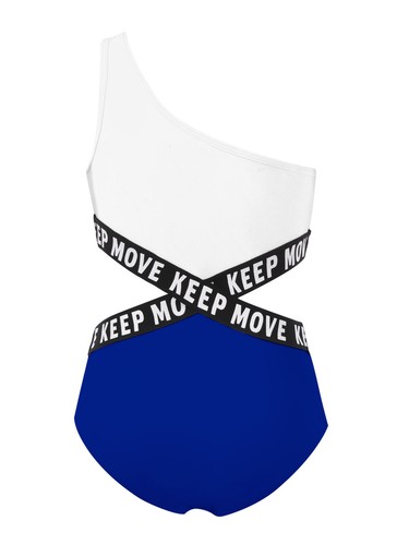 Girls Swimsuit UPF50+ One-Piece Swimming Bodysuit Beachwear Diving Leotard Park - Picture 32 of 99
