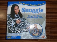Snuggie Blanket With Sleeves- Classic Zebra - As Seen On Tv - One Size - New. Snuggie Blanket With Sleeves- Classic Zebra - As Seen On Tv - One Size - New.