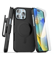iPhone 16 Pro Max SlimLine Magsafe Case with Belt Clip Holster