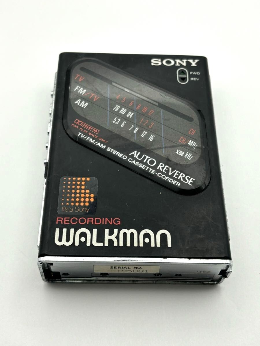 ジャンク【カセットプレーヤー】SONY WALKMAN WM-F501