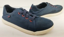 Olukai Li Maka Boys Comfort Shoe Kids Size 3 Navy Blue Elastic Laces