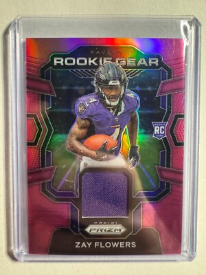 K304,679 - 2023 Panini Prizm Rookie Gear Prizms Pink #13 Zay
