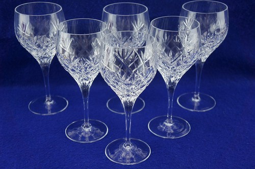 Royal Doulton Sophie (6) Wine Glasses, Goblets, 7 1/4" - Picture 5 of 9