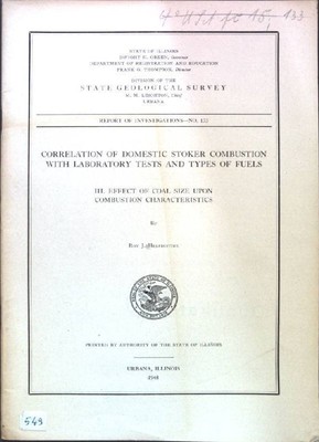 Correlation of Domestic Stoker Combustion with Laboratory Tests and Type 1123800