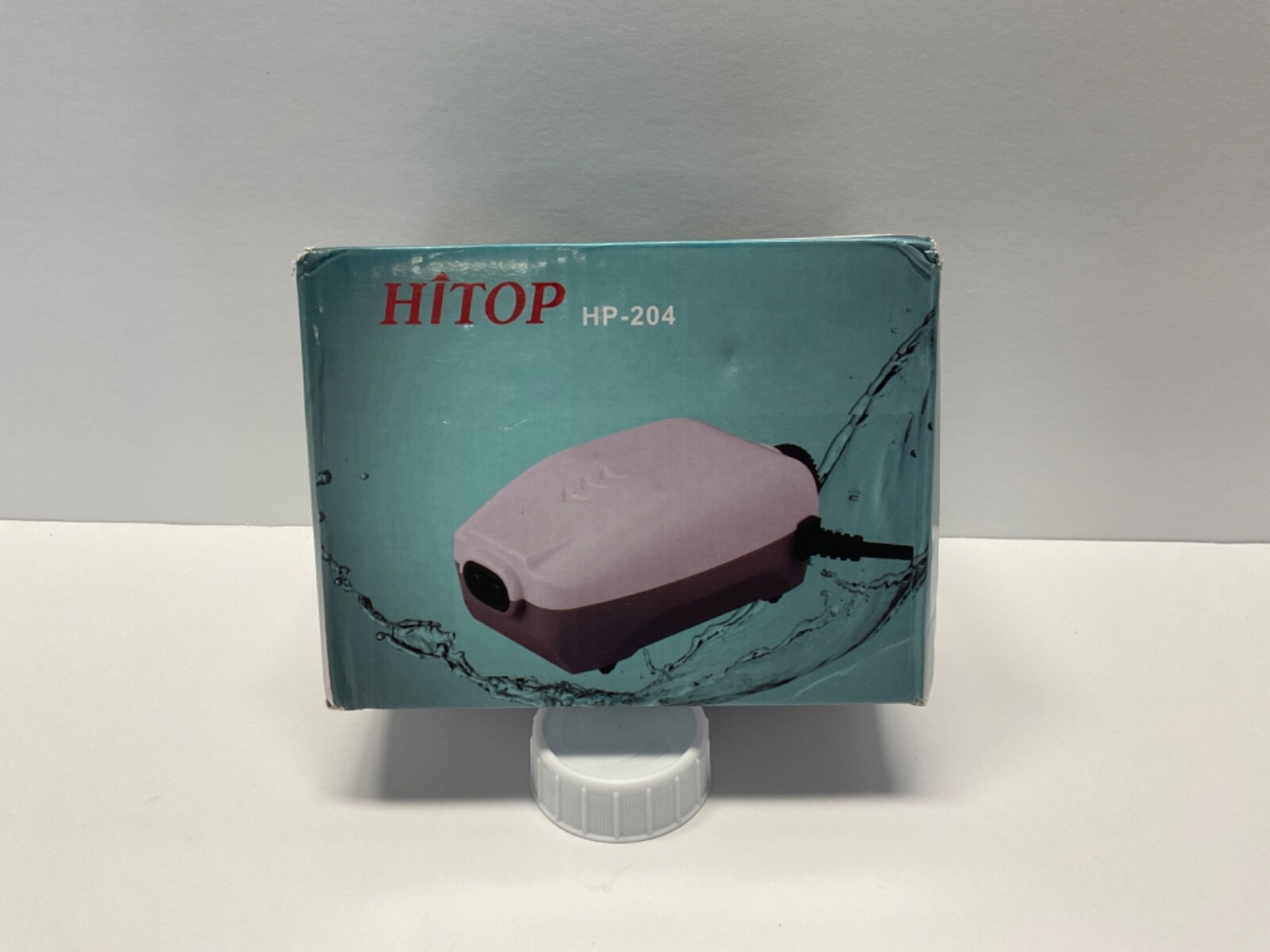 HITOP Dual Outlet Aquarium Air Pump Whisper Adjustable Fish Tank