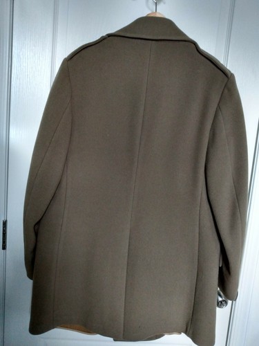 Men's Vintage 100% Wool Coat Zero King Jack Henry KC Button Up Size 42 - Picture 9 of 9