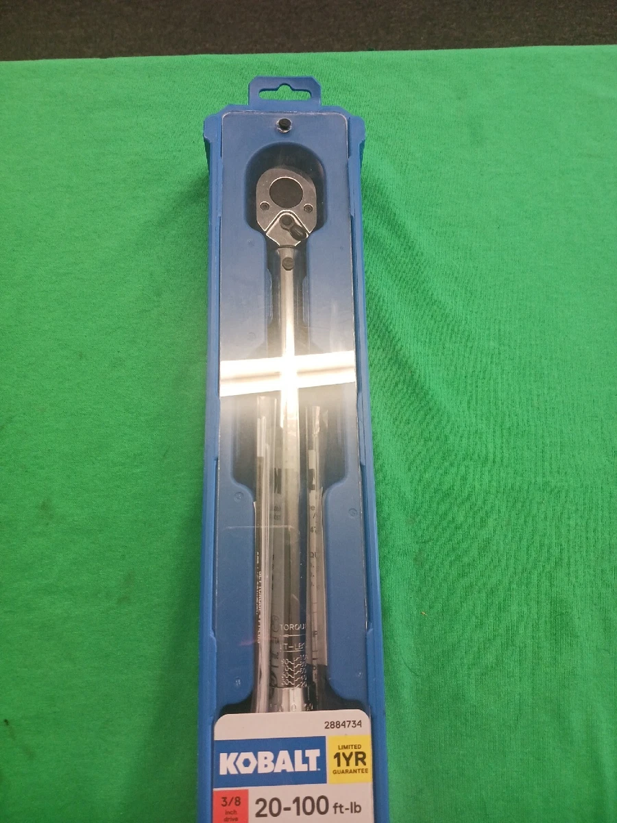 Kobalt drive 2024 click torque wrench