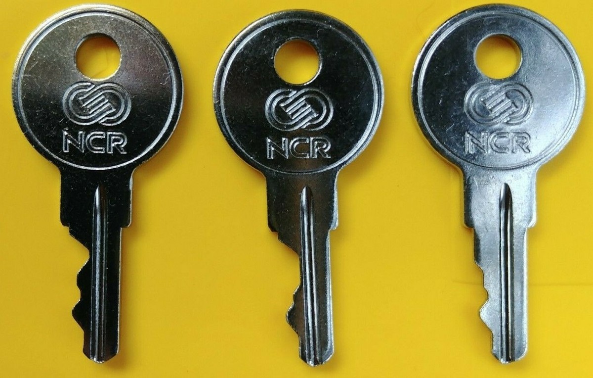 NCR EX R S KeyLock Register Keys for 5932 Keypad Keyboard