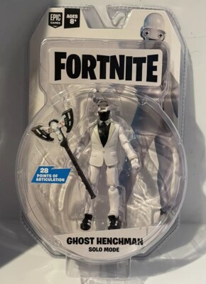 Fortnite Ghost Henchman 4'' Action Figure 2021 Solo Epic Video Games Jazwares New