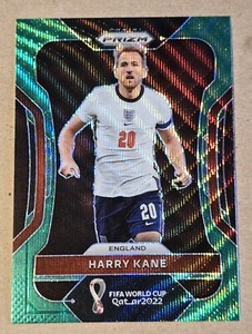 2022 Panini Prizm Fifa World Cup Qatar HARRY KANE #86 Green Wave Prizm England