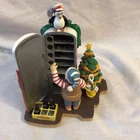 Vintage COCA COLA North Pole Bottling Works Elf Penguin Christmas Display(A)