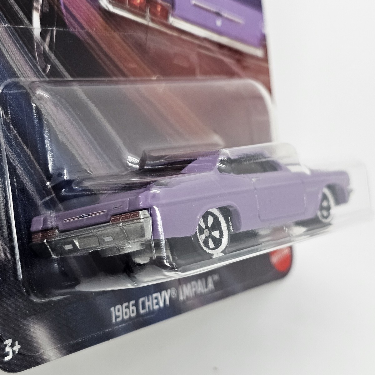HOT WHEELS 1966 CHEVY IMPALA PURPLE EXCLUSIVE SERIES FAST