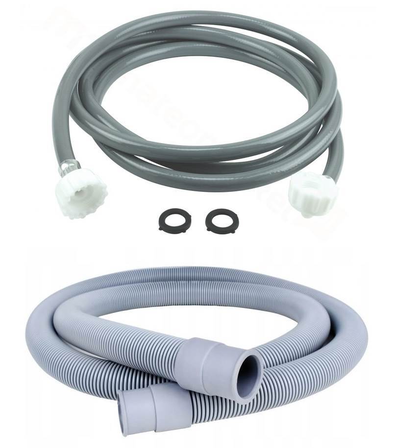 Zulaufschlauch Ablaufschlauch f. Waschmaschine Spülmaschine Verlängerung 1m-5m