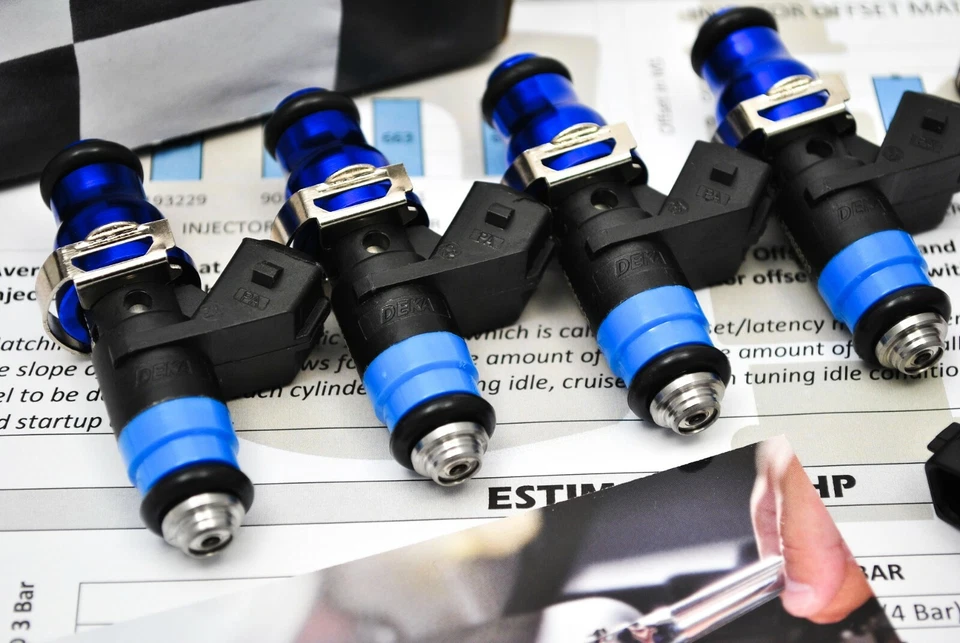 Honda Civic Acura RSX K20 K24 R18 K20z1 K20z3 650cc Siemens Deka Fuel Injectors - Image 2 of 2