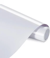 ANT Permanent Self Adhesive Craft Vinyl 12''x15 FT White Ivory-Gloss Finish