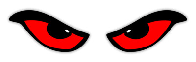 Aufkleber Sticker Böser Blick Augen Evil Eyes für Auto, Motorad uvm.