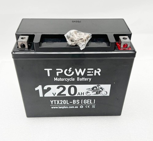 YTX20L-BS 12V GEL Battery F Harley-Davidson FLST FXD Softail Dyna Fat Bob - Picture 5 of 5
