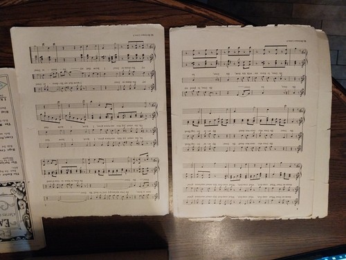 Lot BUNDLE Vtg ~ I Know That My Redeemer Lives, Sop. Duet, S.Medley/Lorenz(1910) - Bild 8 von 9