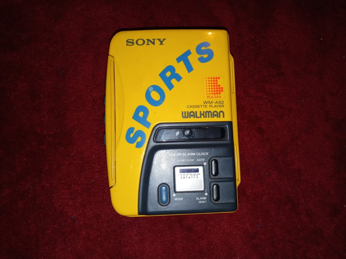Sony Walkman Sports Cassette Player WM-A52/B52/Solar/Vintage