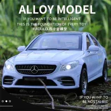 1:32 Mercedes Benz C-Class C260L Alloy Car Model Diecast Toy Vehicle Sound Light