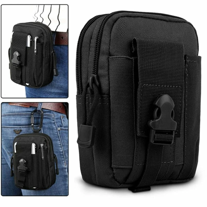 1xOutdoor Taktische Handy Gürteltasche Bauchtasche Armee Hüfttasche Sport Tasche - Bild 3 von 4