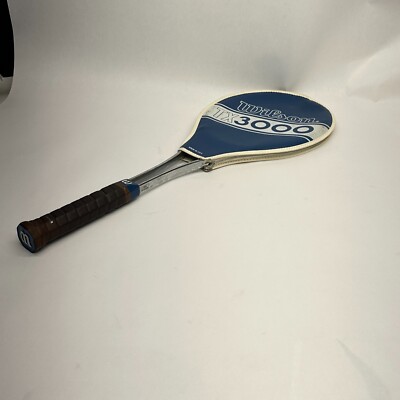 Jimmy Connors Metal Racket NEAR MINT WILSON TX 3000 METAL TENNIS RACQUET JIMMY CONNERS RACKET FREE ...