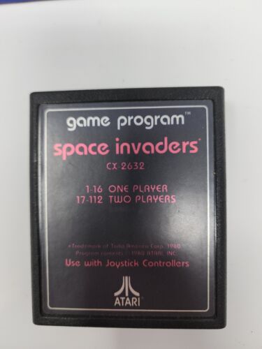 Vintage 1980 Atari Space Invaders Video Game in Box w/ Instructions Tested - Picture 3 of 5
