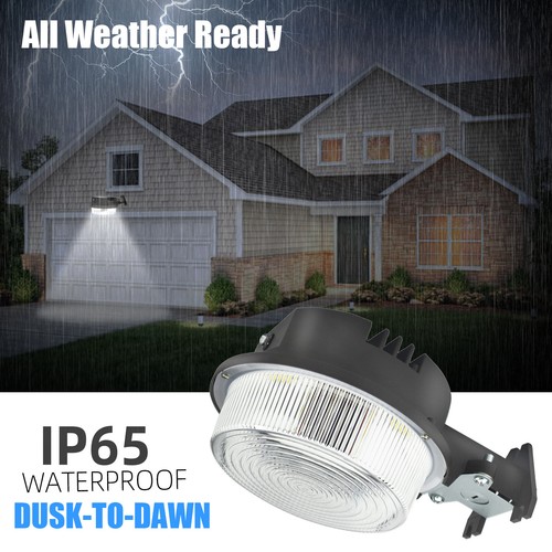 Outdoor LED Barn Light Yard Street Security Dusk to Dawn Waterproof Floodlight - Picture 10 of 12