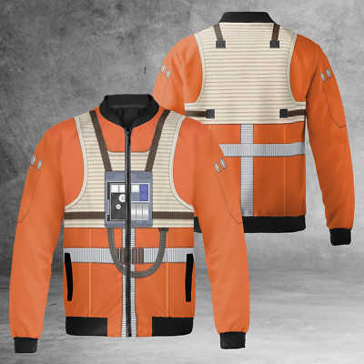 Star Wars Luke Skywalker X-Wing Pilot Fighter Cosplay Costume Jacket