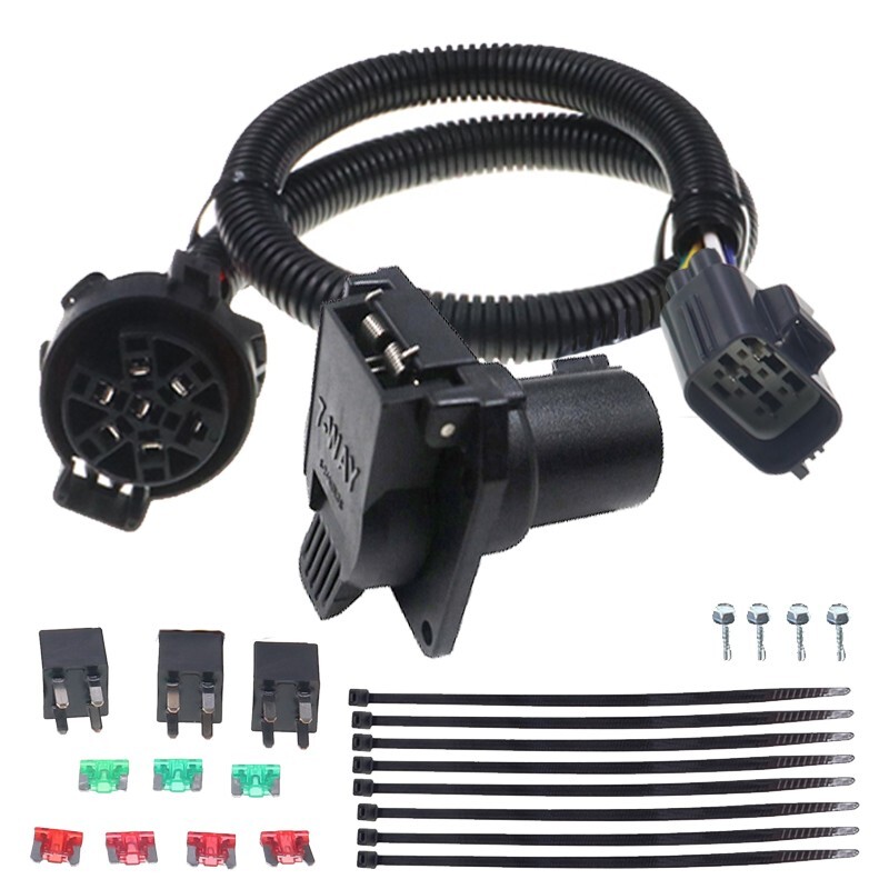 【ADRER】7way cote NEW 7-Way Trailer Wiring Harness For 13-17 Buick Enclave