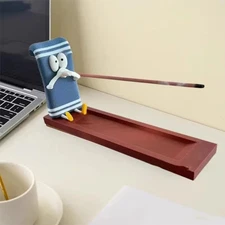 Funny Towelie Shaped Incense Stick Holder Burner Ash Catcher Ornament For Yoga