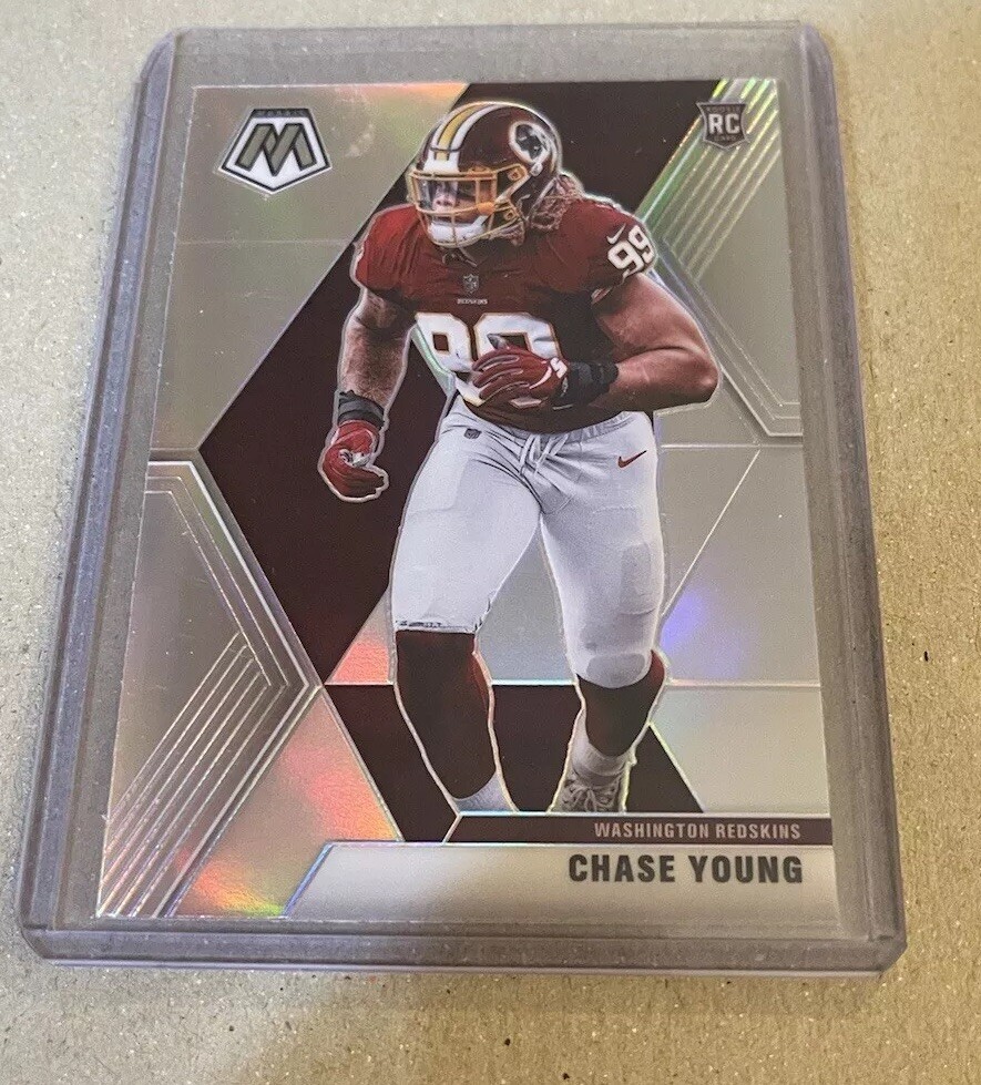 2020 Chase Young Panini Mosaic - Rookies Silver Prizm #202 (RC)