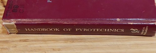 1974 Handbook of Pyrotechnics Karl O Brauer Science Textbook Chemical Book - Picture 2 of 8