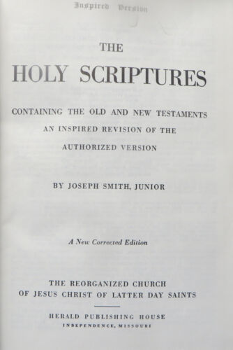 Heilige Schrift: Altes/Neues Testament - Inspirierte Version (RLDS) - Gemeinschaft Chr - Bild 3 von 3